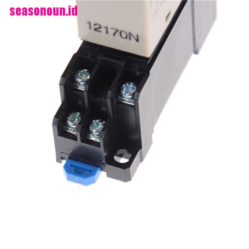 Power On Timer Relay Delay 220V H3Y-2 0-30s / 60s DPDT