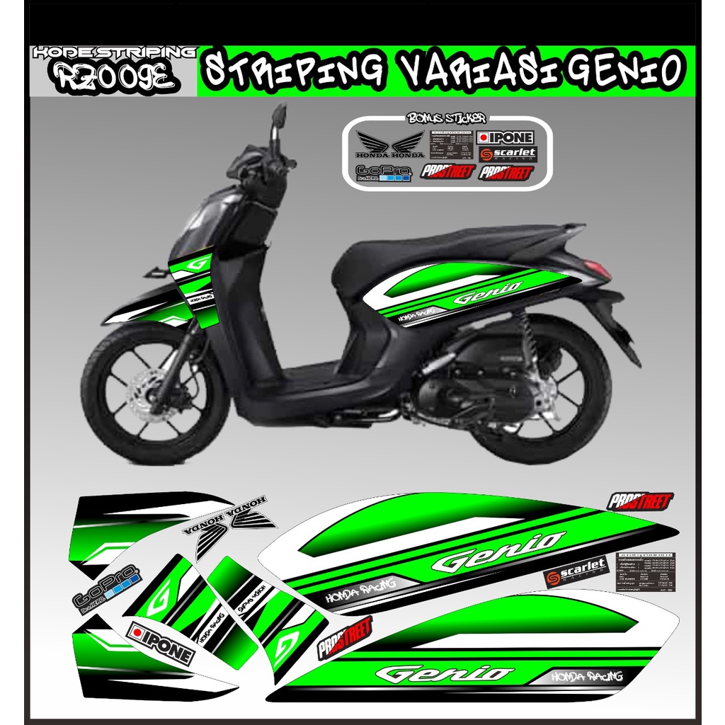 stryping honda Genio/decal honda Genio/stiker variasi honda Genio