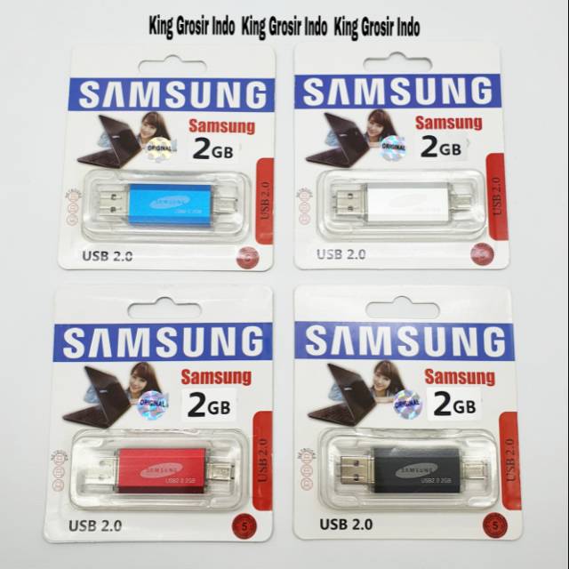 Flashdisk OTG Samsung 2GB 2 GB Type C Original Flashdrive Type-C