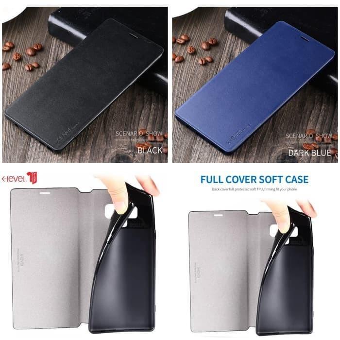 Samsung Galaxy Note 9 X-LEVEL FIB COLOR Flip cover Leather Case Kulit