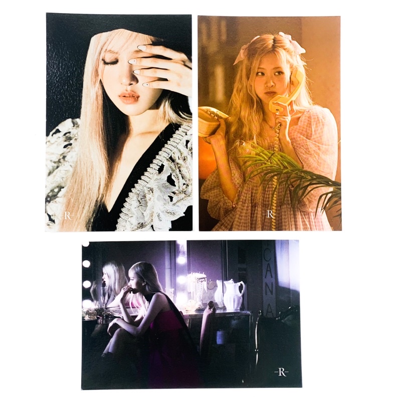 [sharing] YGSelect Postcard Benefit BLACKPINK ROSE 1st Single Album -R- Photobook [Special Edition]