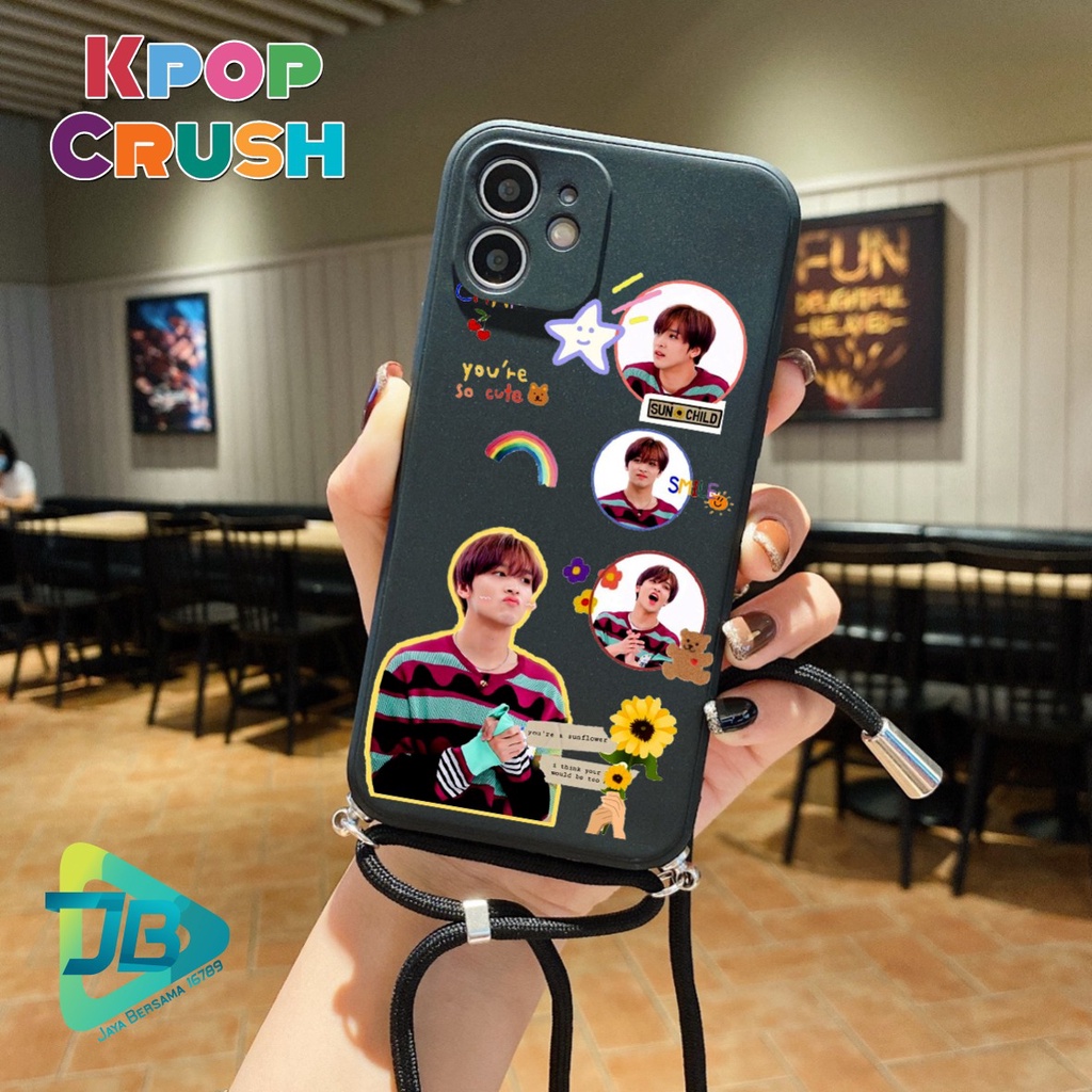 SOFTCASE SILIKON SLINGCASE TALI LANYARD STRAP PHONE MACARON PELINDUNG KAMERA KPOP CRUSH OPPO VIVO SAMSUNG XIAOMI REALME IPHONE ALL TYPE JB5531
