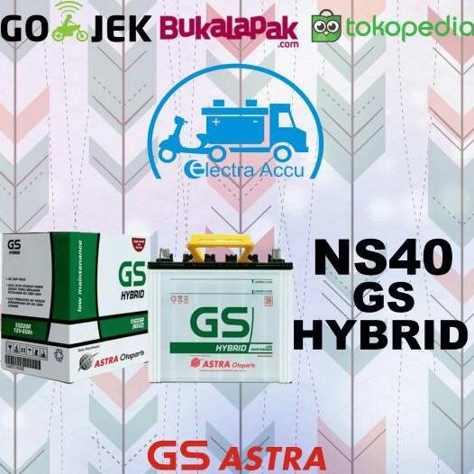 aki mobil NS40 GS hybrid (aki basah) electra87