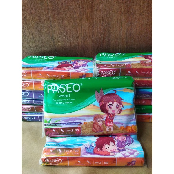 Tissue Paseo Travel pack /  1pack Isi 50 Lbr Tisue paseo Tisu 2ply / Tissue kecil / Tisue 2 ply
