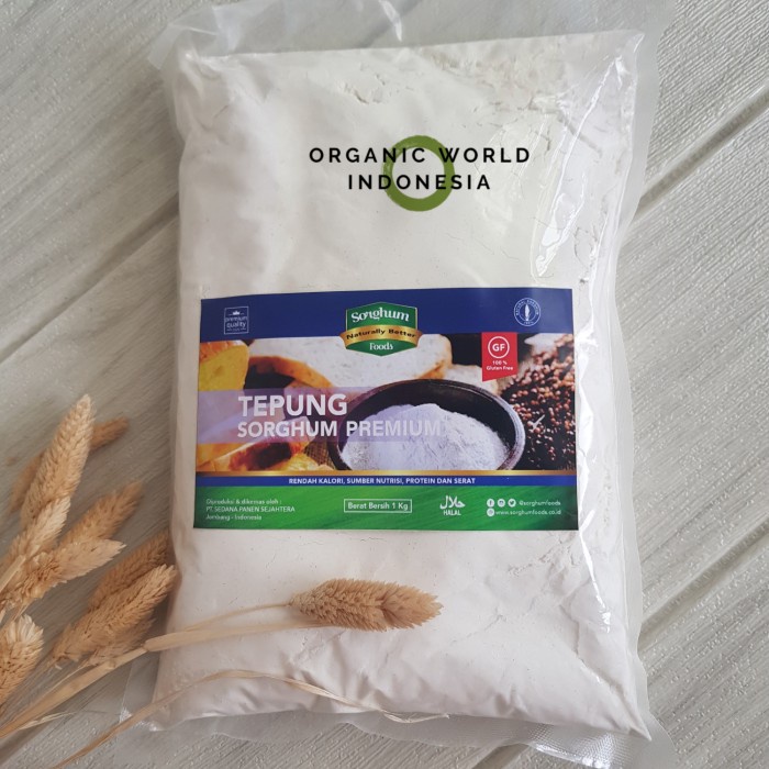 

BISA COD SORGHUM FOODS Tepung Sorgum Premium Gluten Free Anti Apek/ Bau - 1 kg