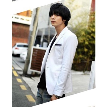 Blazer Pria Putih - Blazer nansutkai