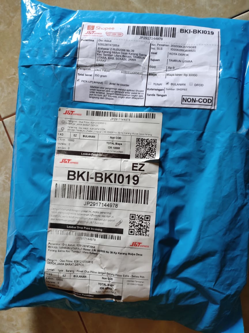 Paket Olus Pillow Dengan Sarung Pillow Extra - Bebas Pilih Warna