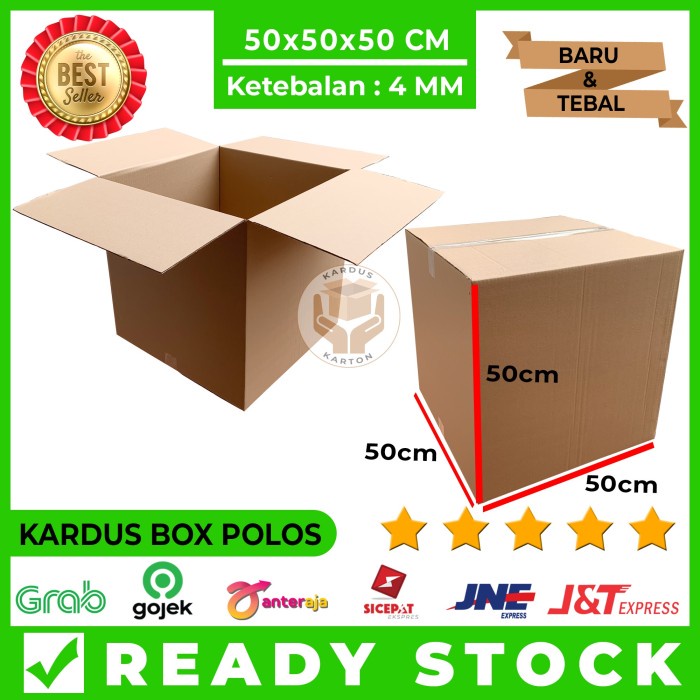 

Kardus Besar Jumbo Karton Box Polos 50 X 50 X 50 Packing Pindahan 040
