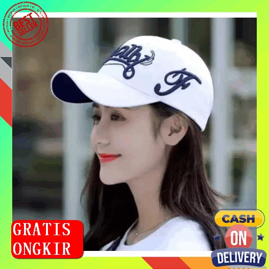 Cahaya Topi Wanita Topi Fashion Gaya Jepang Dan Korea Baru Topi Baseball Import A72 Keren Kekinian 2