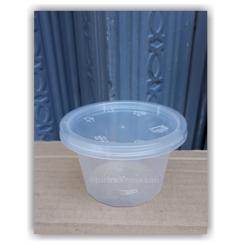 Thinwall DM 100ml Round Cup / Cup puding Thinwall Round 100ml (isi 25pcs)