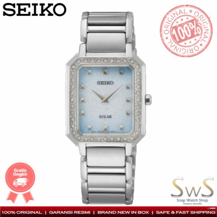 Seiko Solar SUP443 P1 SUP443P1 Original Jam Tangan Wanita