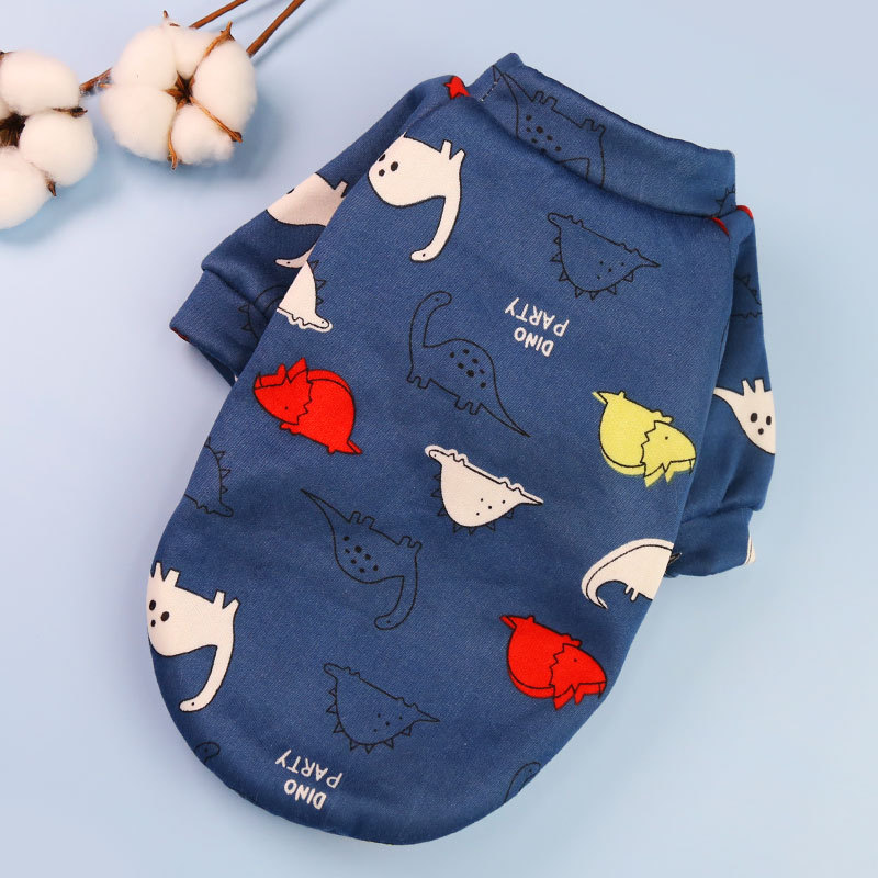 ★〓YUFeiPet〓★Pet Dog Costume Cute Animal Printed Pet Coat Cotton Soft Pullover Dog Shirt Cat Sweater Pets Clothing Outfit