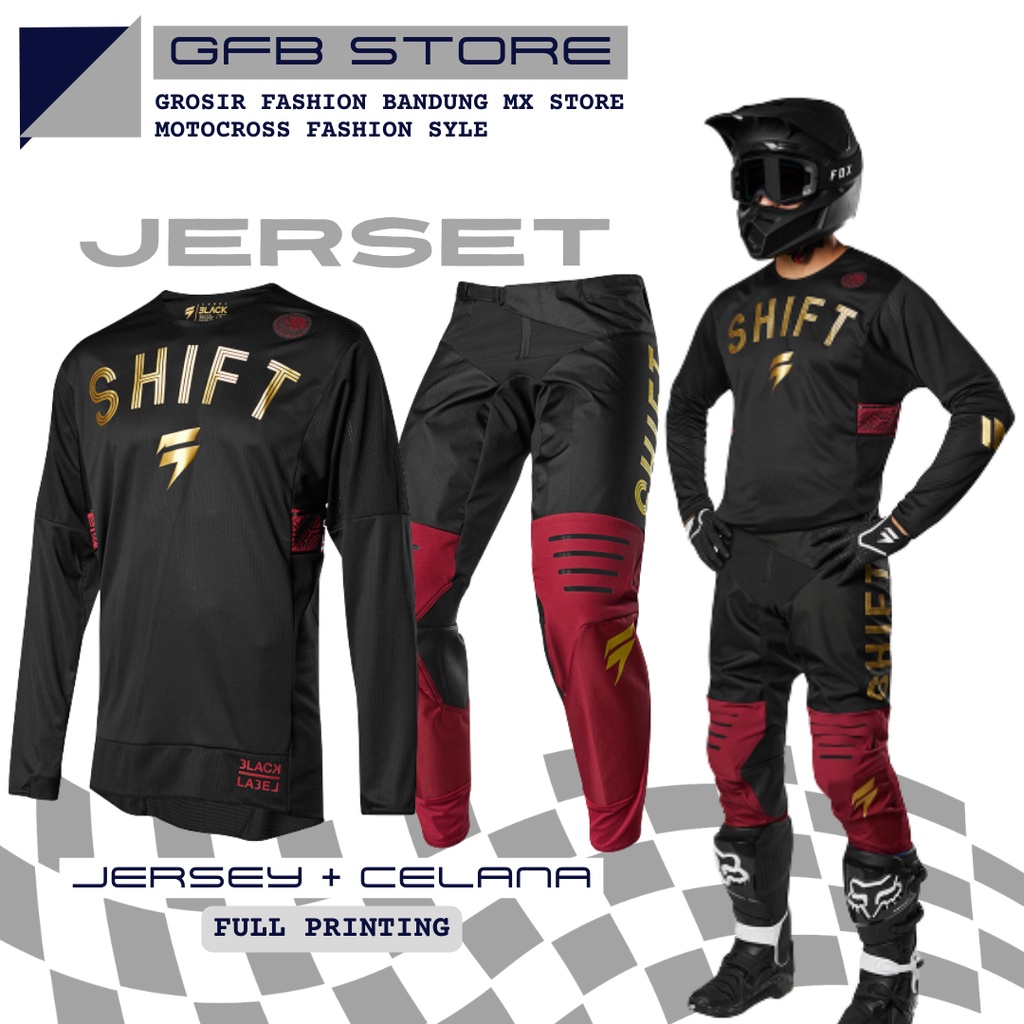 JERSET MOTOCROSS | JERSEY MOTOCROSS | GEARSET MOTOCROSS | JERSET JERSEY MX GEAR TRAIL GRASSTRACK