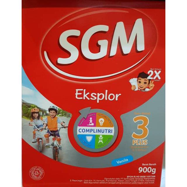 Sgm Eksplor 3+  Vanila / Madu / Coklat 900gr / Toko Makmur Online