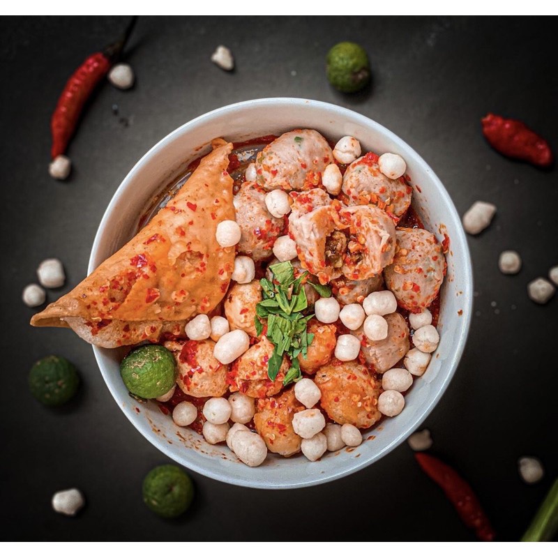 BAKSO NYEMEK DAGING CINCANG JANDO ORIGINAL - FULL DAGING SAPI ASLI (bukan bakso aci)