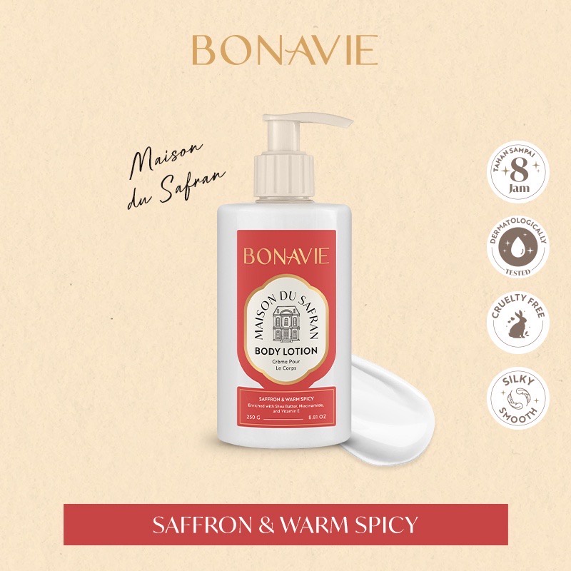 BONAVIE Body Lotion Maison du Safran 250 ml