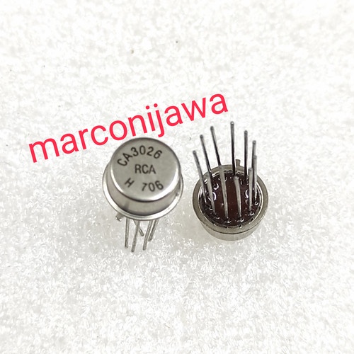 mj1095 CA3026 ic metal bulat Rca asli