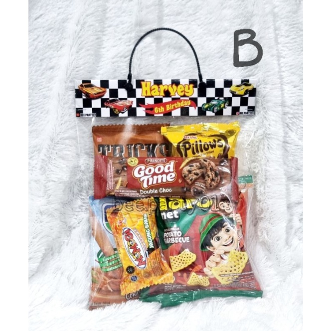 

Paket B / Paket Snack Ulang Tahun / Snack Ulang Tahun / Souvenir Birthday