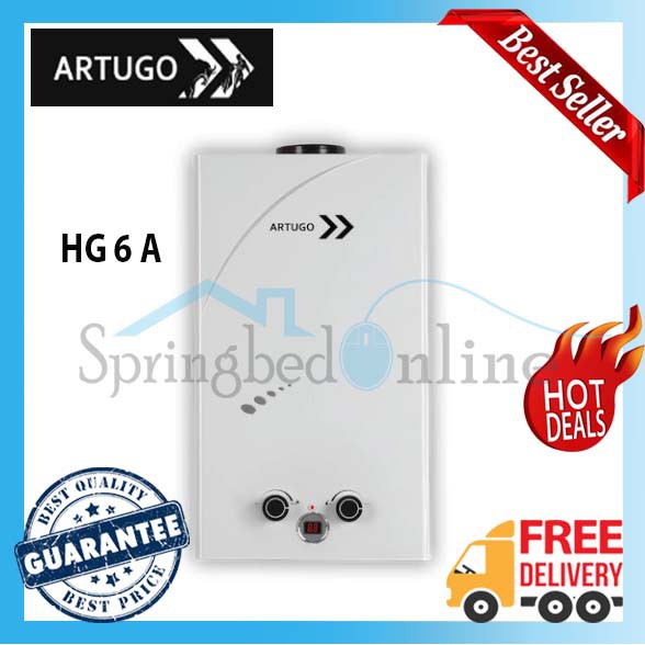 ARTUGO Gas Water Heater 6 Liter - HG 6 A
