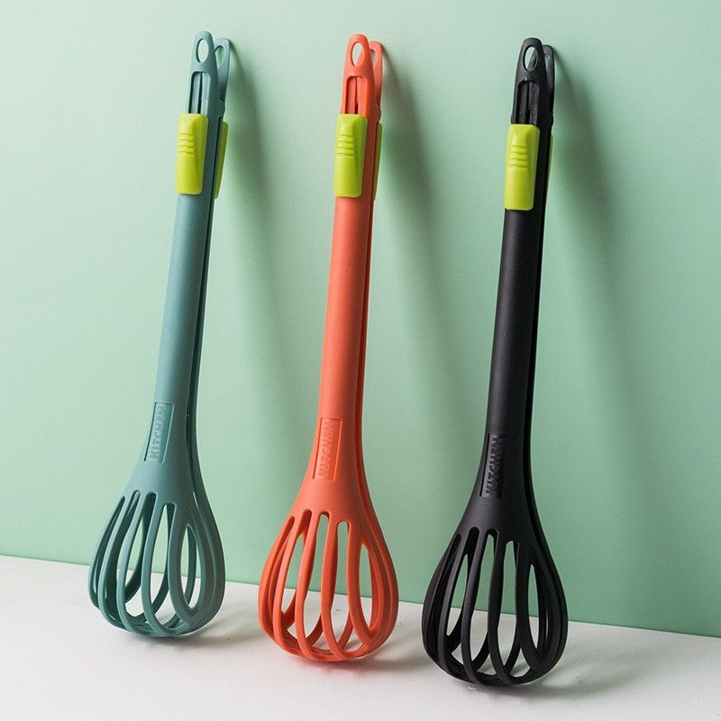 Penjepit makanan 2in1 dan pengocok telur mixer Pengocok Telur Pencapit Makanan/Whisk Egg Beater Best