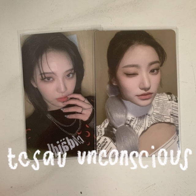 sua siyoon tcsau unconscious billlie photocard