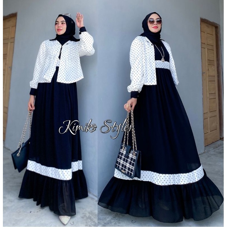 KIMIKO STYLER SET DRESS POLKADOT