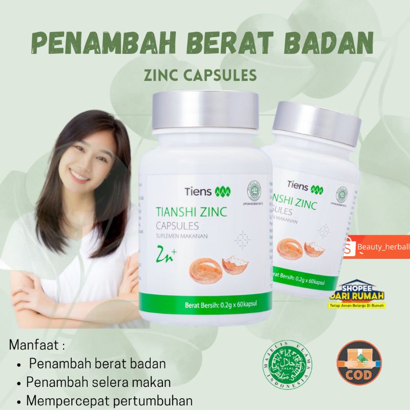 SUPER PROTEIN | ZINC PENGGEMUK BADAN | ZINC OBAT GEMUK | PENAMBAH NAFSU MAKAN | NAMBAH BERAT BADAN