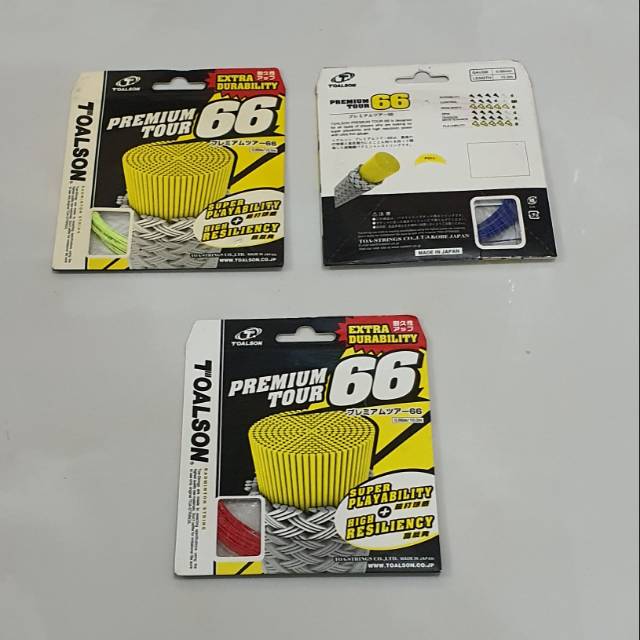 Senar Badminton/ Tali Toalson Premium Tour 66 Original Japan.