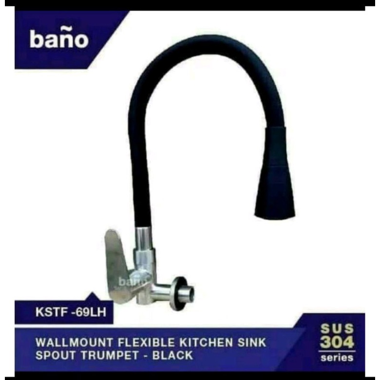 Kran zink Flexible Bano Stainless 304 / Kran Dinding