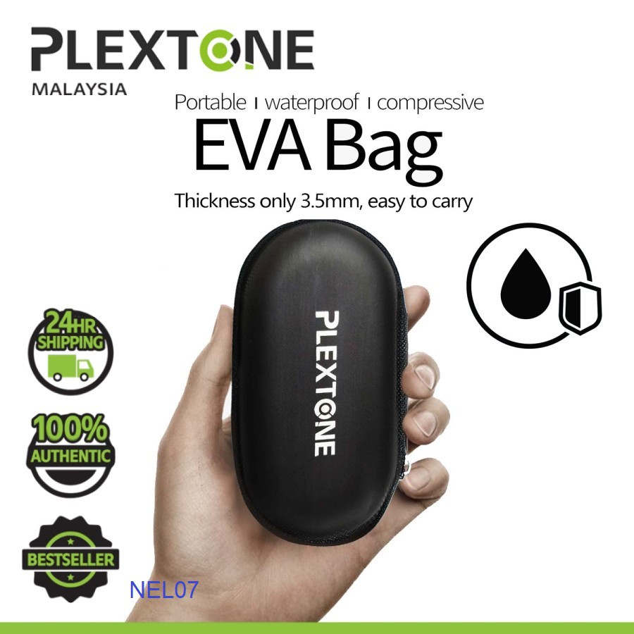 Original Plextone Pouch Bag Headset Waterproof Protection Pouch Earphone Case