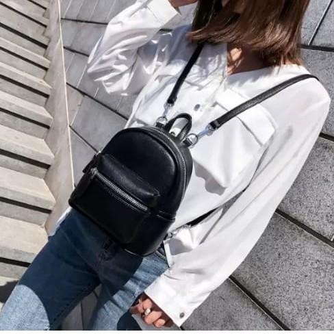 Serbuuuu.. SALETas Ransel Backpack Zara Putih Dan Hitam Tas Mini Ransel