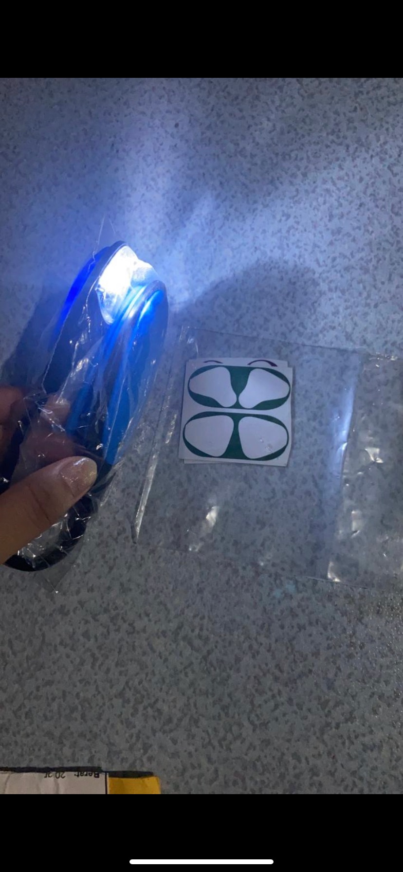 [bayar Di Tempat]flexible Double Led Book Reading Light Clip Arm Table Lamp Study Desk Light