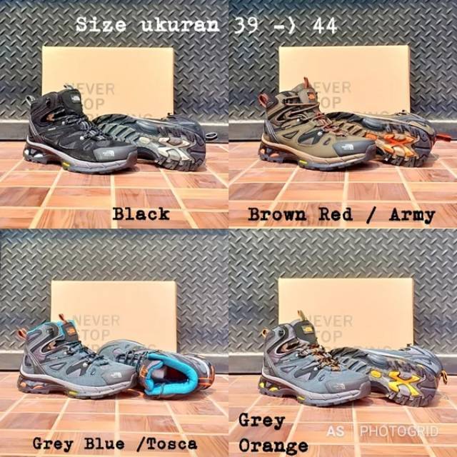 sepatu outdoor the north face original sepatu tracking the nort face