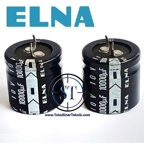 Capasitor Elco 10.000uF/10 10.000uf 10V Kapasitor Elko 10000 Micro 10V 10000UF 100v Elko Audio High Quality ELNA ASLI ORIGINAL