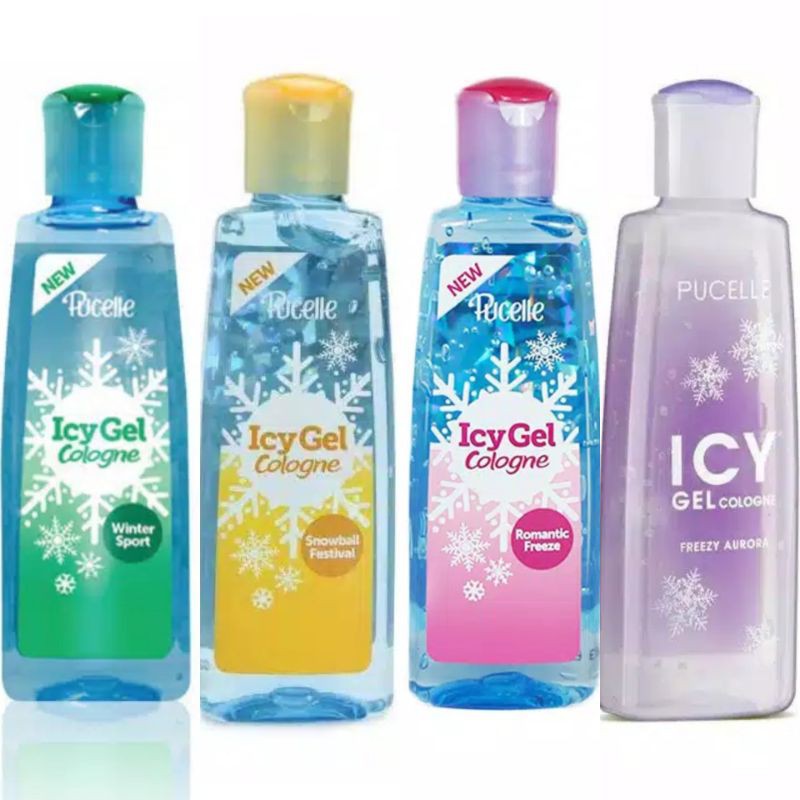 PUCELLE ICY GEL COLOGNE 100 ML PARFUM PERMEPUAN PRIA UNISEX / BODY MIST
