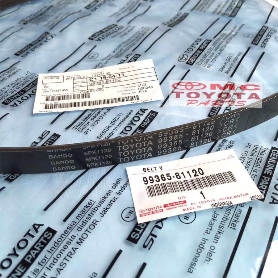 Tali Kipas (Fan/Van/V Belt) Camry Corona Twincam Absolut | 99365-81120