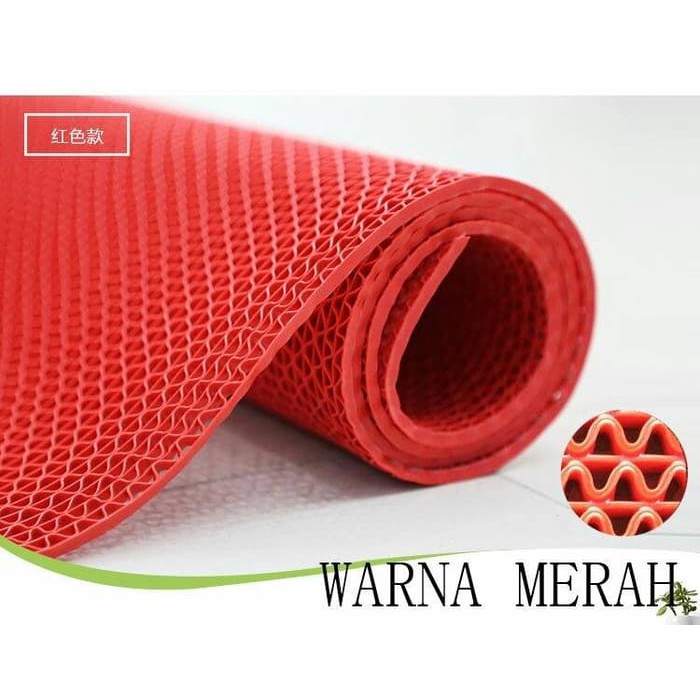 Keset Karpet Karet Anti Slip Kamar Mandi 0 5x1 2m 