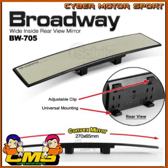 Spion Kaca Tengah Mobil Broadway Cembung Datar Convex Mirror