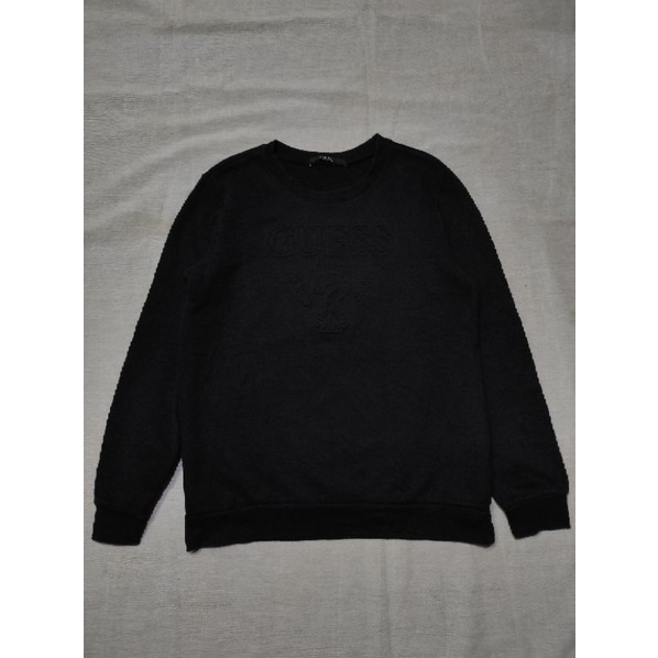 Crewneck Guess Black on black second Original
