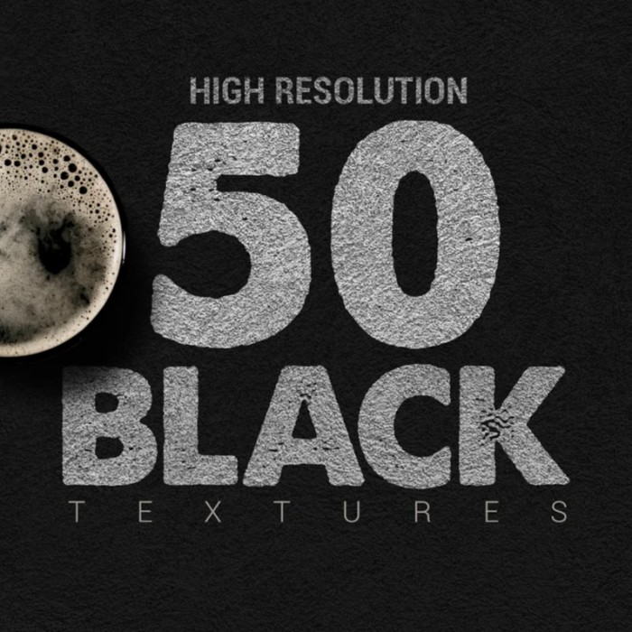 50 Black Textures - JPEG Ultra HD