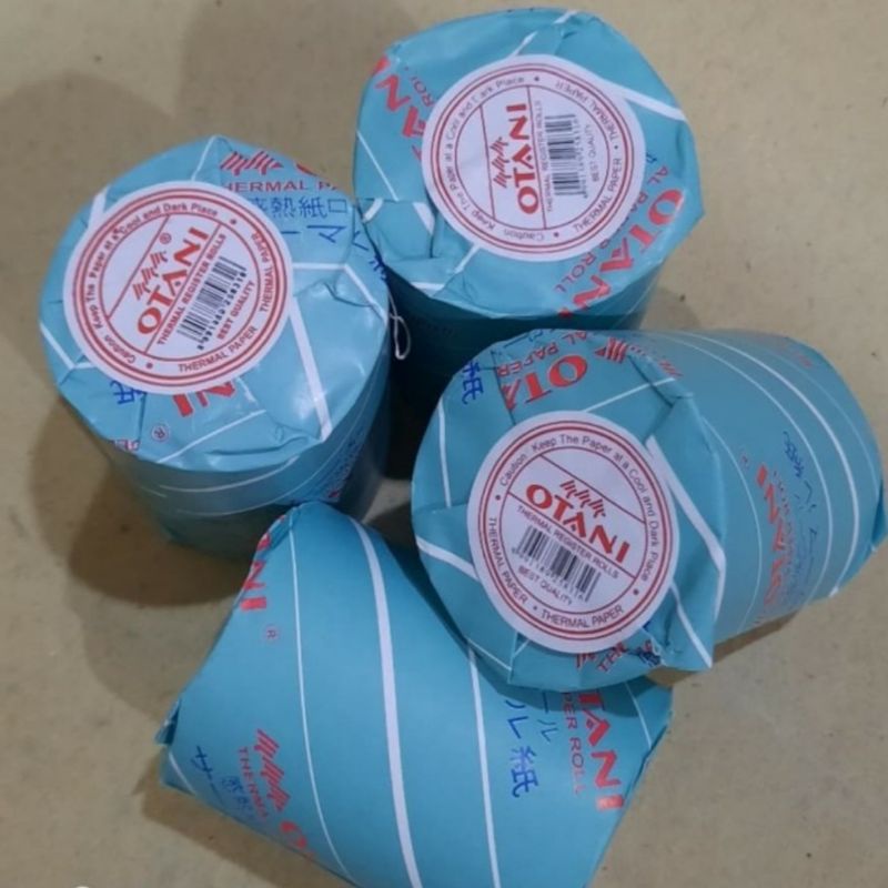 

Kertas Thermal Otani dan kertas thermal stiker 58mm dan 80mm untuk printer bluetooth,EDC dsb