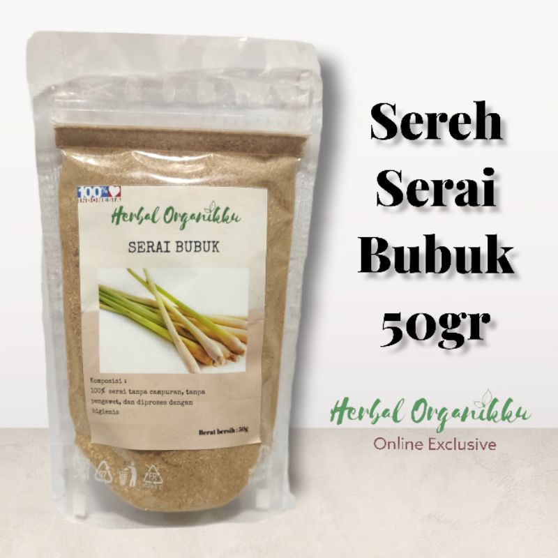 

Sereh Bubuk 25 & 50gr | Serai Bubuk Murni