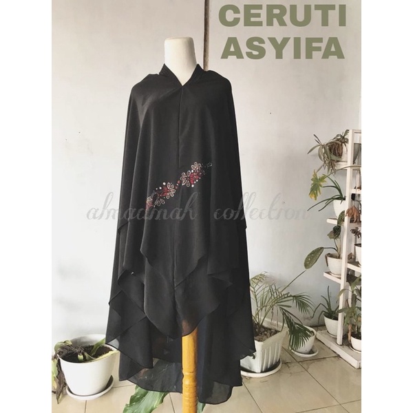 Jilbab Ceruti Baby Doll Asyifa Original Produk Temboro by Al Madinah Collection