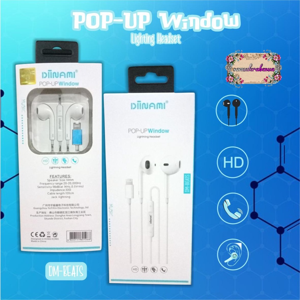 bm033 Headset headsfree Hf earphone Beats DIINAMI i pone 7G 7+ 8G 8+ X XR XS MAX 11 11 pro 11 pro Max 12mini 12 12 pro 12 pro Max 13 mini 13 13 pro 13 pro Max 14 14+(Max) 14 pro 14pro Max sb2584