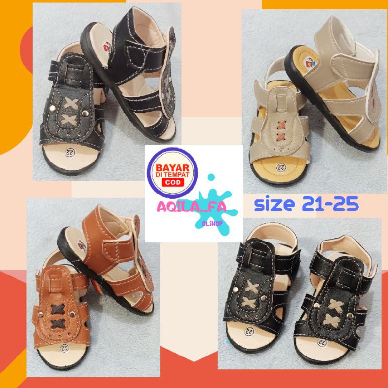 sepatu anak laki laki sepatu sandal anak 1 tahun sepatu sandal anak cowok size 21 - 25