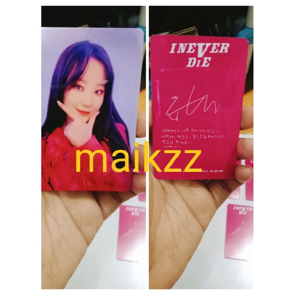 Gidle G-idle I Never Die Photocard Kpop