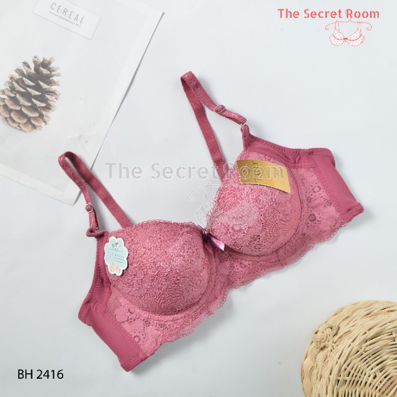 TALLY BRA BH 2416 | CUP B BESAR | BUSA SEDANG | ADA KAWAT | BAHAN RENDA | SIZE 36 - 40