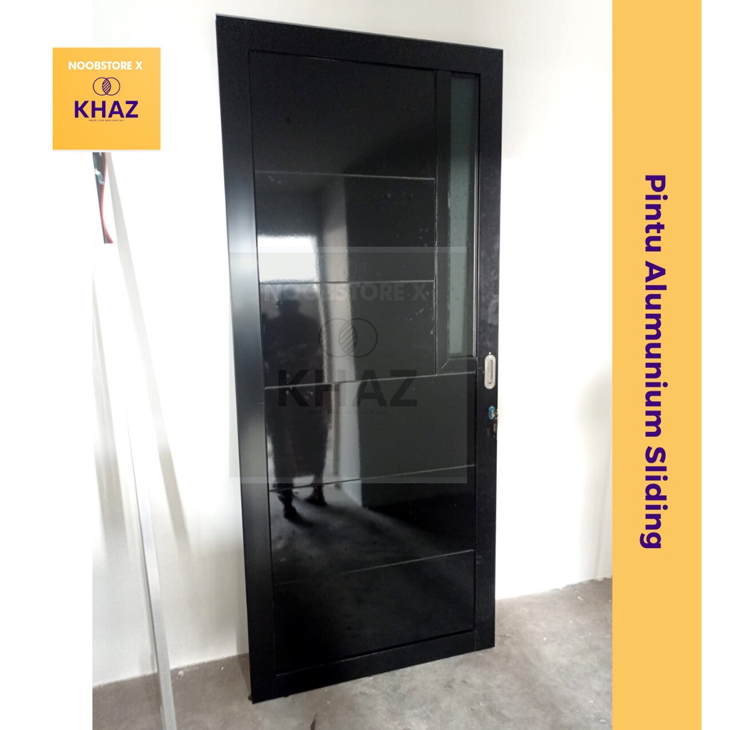 Pintu Aluminium Sliding / Pintu Geser Aluminium / Pintu 02