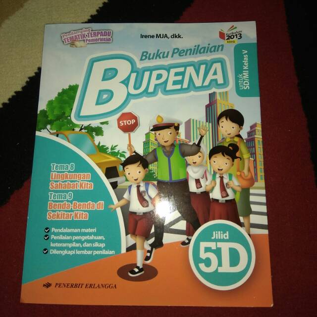 Bupena 5d Kelas 5 Sd Penerbit Erlangga Kurikulum 2013 Revisi Shopee Indonesia