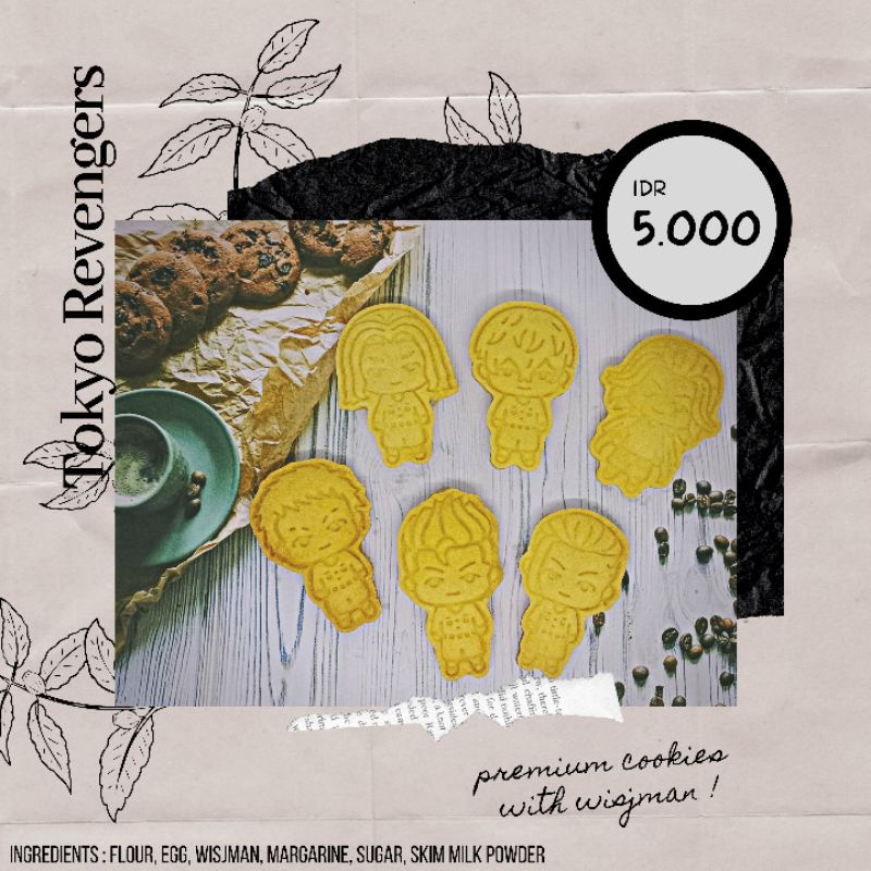 

tokyo revengers cookies wysman wisjman butter premium
